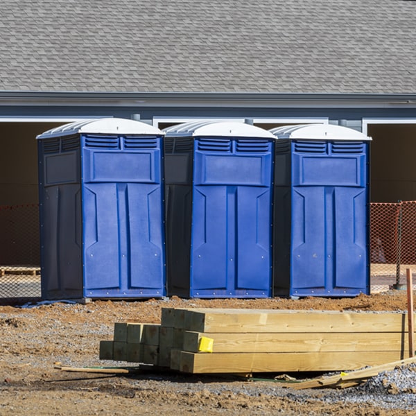 is there a specific order in which to place multiple porta potties in Jarrettsville Maryland